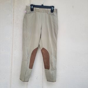NWT The Tailored Sportsman Women's Tan Beige English Riding Pants Size 32 R